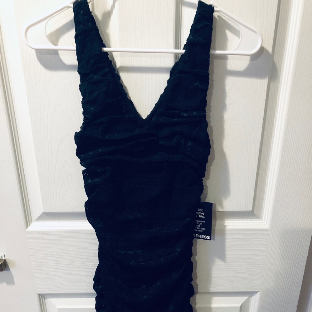 Fun Lace Scrunch Dress